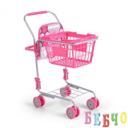 Детска количка за пазаруване TROLLEY MONI toys