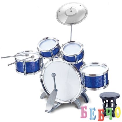 Барабани със столче Jazz Drums 2108M106