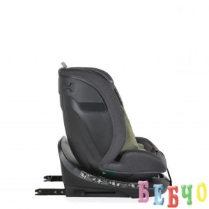 Стол за кола Draco I-SIZE 40-150см маслинено зелено