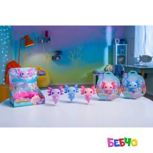ANIMAGIC Воден приятел Аксолотъл с аквариум Bubble Reef 