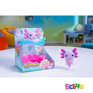 ANIMAGIC Воден приятел Аксолотъл с аквариум Bubble Reef 
