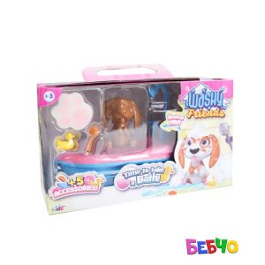 Washy Friends Кално кученце за къпане с вана