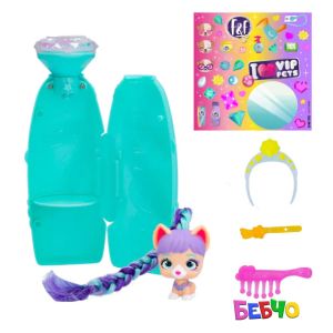 VIP PETS GLAM GEMS Mini Fans Мини кученце изненада в бутилка