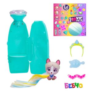 VIP PETS GLAM GEMS Mini Fans Мини кученце изненада в бутилка
