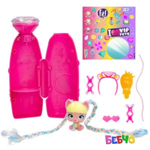 VIP PETS GLAM GEMS Mini Fans Мини кученце изненада в бутилка