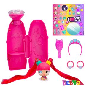 VIP PETS GLAM GEMS Mini Fans Мини кученце изненада в бутилка