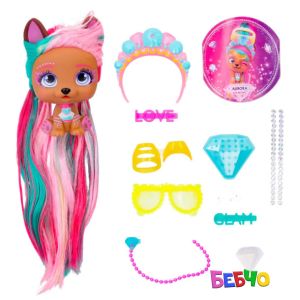 VIP PETS GLAM GEMS Модно Кученце 9 Изненади за Прически