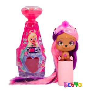 VIP PETS GLAM GEMS Модно Кученце 9 Изненади за Прически