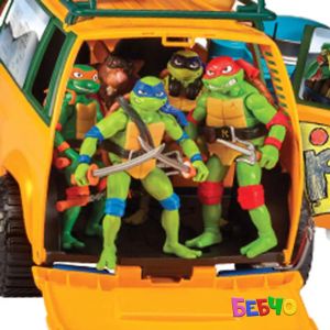 TMNT Костенурки нинджа Пълен хаос Камион Пица ван