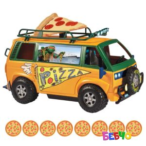 TMNT Костенурки нинджа Пълен хаос Камион Пица ван