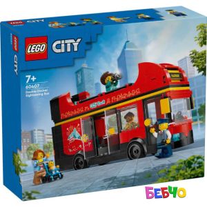 LEGO® City Червен двуетажен автобус 60407