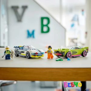 LEGO CITY Преследване с полицейска кола 60415