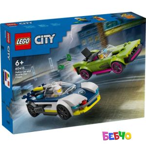 LEGO CITY Преследване с полицейска кола 60415