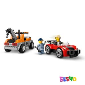 LEGO® City Влекач и ремонт на спортна кола 60435