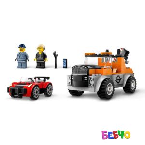 LEGO® City Влекач и ремонт на спортна кола 60435