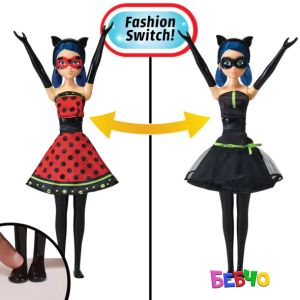 MIRACULOUS Калинката и Котарака кукла Калинка с геройско преобразяване