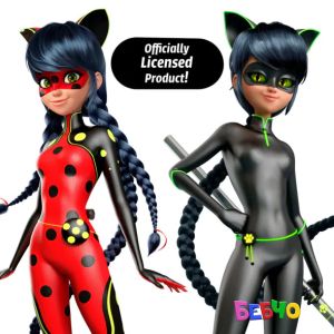 MIRACULOUS Калинката и Котарака кукла Калинка с геройско преобразяване