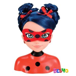 MIRACULOUS Калинката и Котарака Глава за фризиране Калинката