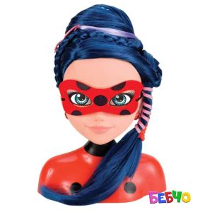MIRACULOUS Калинката и Котарака Глава за фризиране Калинката