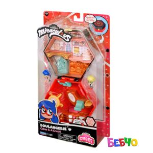 MIRACULOUS Калинката и Котарака Chibi box с 2 героя Панаир/Пекарна