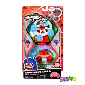 MIRACULOUS Калинката и Котарака Chibi box с 2 героя Панаир/Пекарна