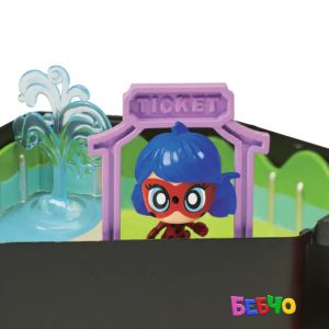 MIRACULOUS Калинката и Котарака Chibi box с 2 героя Панаир/Пекарна
