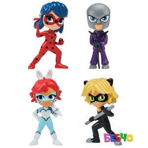 MIRACULOUS Калинката и Котарака Chibi фигура с магическо разкриване