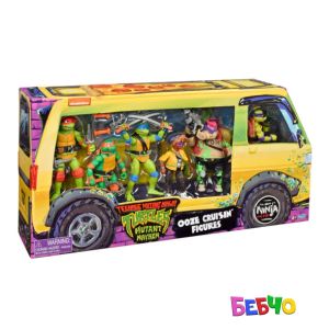 TMNT Костенурки нинджа Пълен хаос 6 фигури на пътешествие