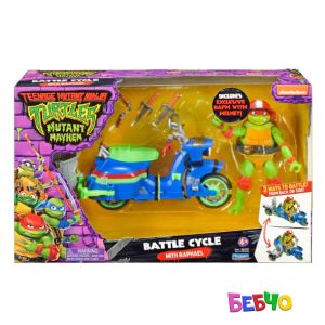 TMNT Костенурки нинджа Пълен хаос Бойна машина с фигура