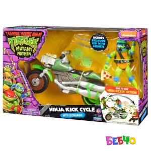 TMNT Костенурки нинджа Пълен хаос Бойна машина с фигура