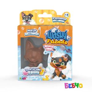 Washy Friends Кално кученце за къпане