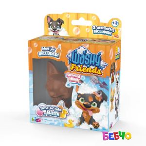 Washy Friends Кално кученце за къпане