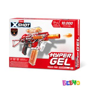 Zuru X Shot HYPER GEL Бластер с гел топчета Trace Fire