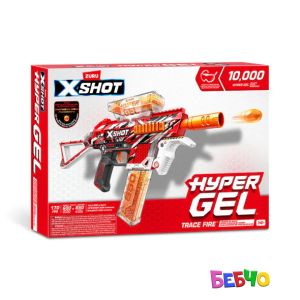 Zuru X Shot HYPER GEL Бластер с гел топчета Trace Fire