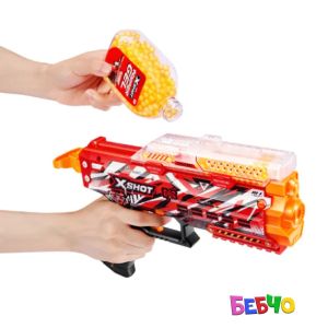 Zuru X Shot HYPER GEL 2 бластера с 6000 гел топчета 2 x Stinger