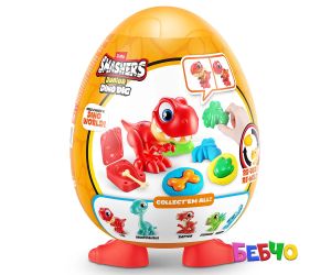Zuru Dino Smashers - Голямо яйце фигурка на динозавър, асортимент