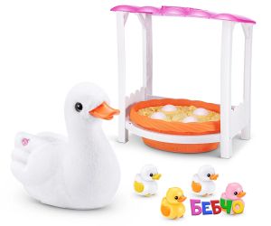 Zuru Pets Alive Мама патица с малки патенца