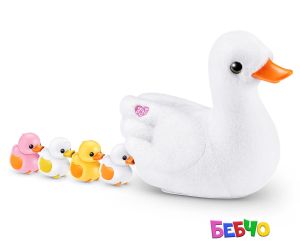 Zuru Pets Alive Мама патица с малки патенца