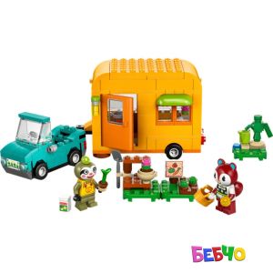 LEGO® Animal Crossing™ Каравана и градинарски магазин на Leif 77054