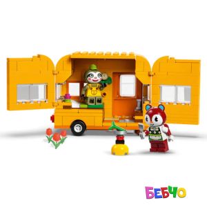 LEGO® Animal Crossing™ Каравана и градинарски магазин на Leif 77054