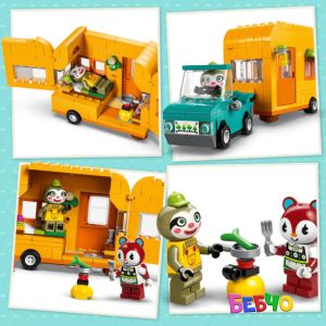 LEGO® Animal Crossing™ Каравана и градинарски магазин на Leif 77054