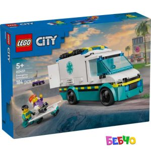 LEGO City Линейка за спешна помощ 60451
