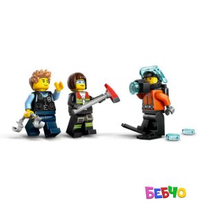 LEGO® City Хеликоптер, пожарна кола и подводница 60462