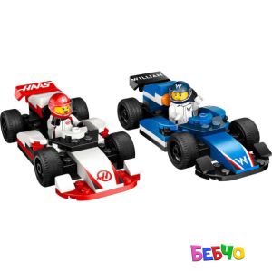 LEGO® City Състезателни коли F1® Williams Racing и Haas F1® 60464