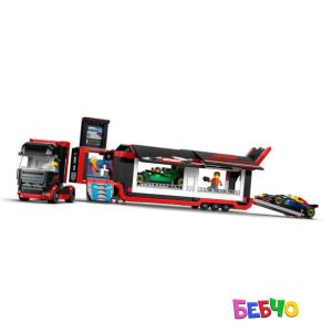 LEGO® City Камион от F1® с коли RB20 и AMR24 от F1® 60445