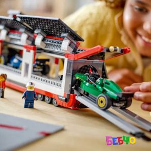 LEGO® City Камион от F1® с коли RB20 и AMR24 от F1® 60445