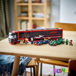 LEGO® City Камион от F1® с коли RB20 и AMR24 от F1® 60445