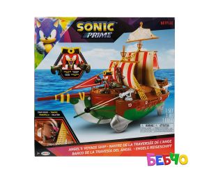 Jakks Pacific Sonic - Игрален комплект Пиратски кораб, Соник