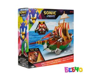 Jakks Pacific Sonic - Игрален комплект Пиратски кораб, Соник