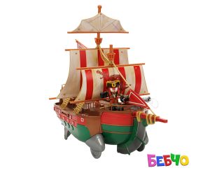 Jakks Pacific Sonic - Игрален комплект Пиратски кораб, Соник